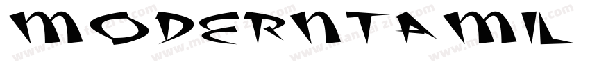 Moderntamil Plain字体转换
